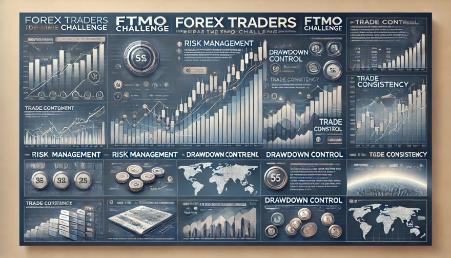 Dall·e 2024 12 16 15.51.42   A Professional And Visually Appealing Banner Image Designed For Forex Traders Preparing For The Ftmo Challenge. The Design Features A Financial Theme