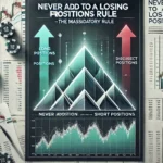 Dall·e 2024 12 27 09.39.28   A Professional And Clear Banner Image For An Article Titled 'never Add To A Losing Position—the Mandatory Rule.' The Design Features A Pyramid Structu