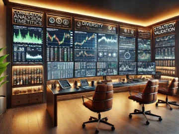 Dall·e 2024 12 31 10.11.07   A Professional Trading Room Designed To Emphasize Diversity And Innovation In Trading. The Room Features A Sleek Setup With Three Large Monitors Displ